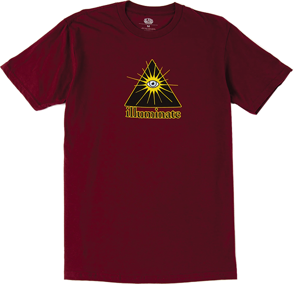ALIEN WORKSHOP ILLUMINATE SS TSHIRT SMALL MAROON