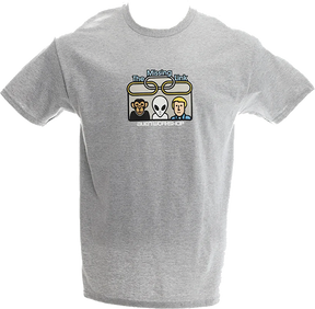 ALIEN WORKSHOP MISSING LINK SS TSHIRT MEDIUM HEATHER GREY