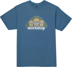 ALIEN WORKSHOP OWLIEN SS TSHIRT SMALL INDIGO BLUE