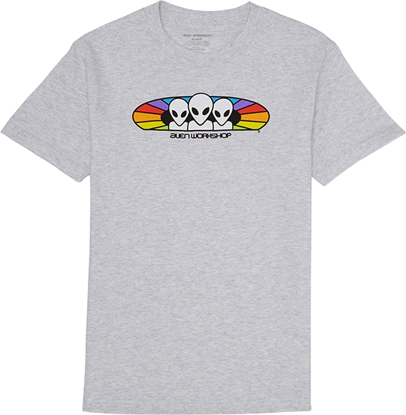 ALIEN WORKSHOP SPECTRUM SS TSHIRT SMALL HEATHER GREY