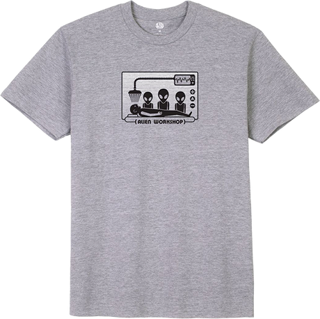 ALIEN WORKSHOP ABDUCTION RAYS SS SMALL STEEL GREY