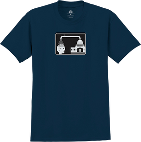 ALIEN WORKSHOP BRAINWASH SS TSHIRT MEDIUM NAVY