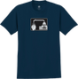 ALIEN WORKSHOP BRAINWASH SS TSHIRT MEDIUM NAVY