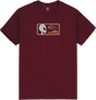 ALIEN WORKSHOP STROBE BADGE SS MEDIUM MAROON