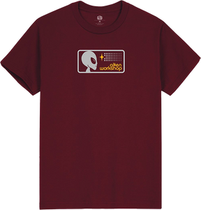 ALIEN WORKSHOP STROBE BADGE SS XLarge MAROON