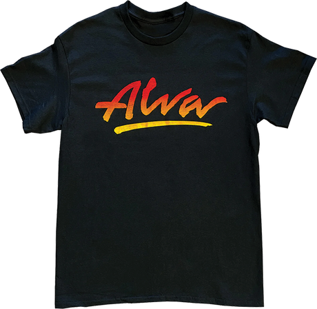 ALVA OG FLAME LOGO SS TSHIRT XLARGE BLACK
