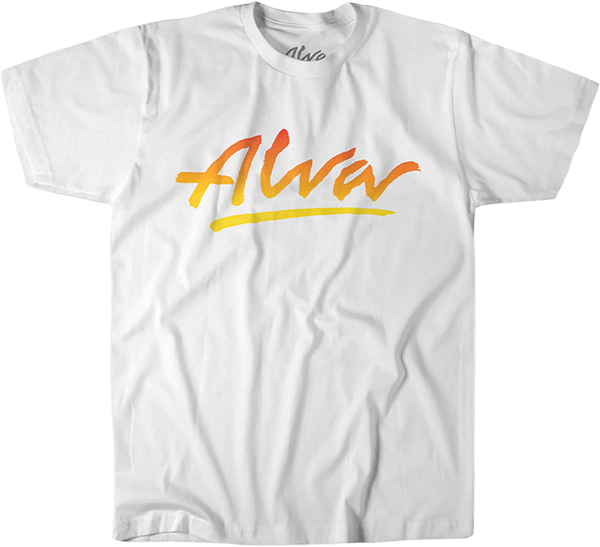 ALVA OG LOGO SHORT SLEEVE TSHIRT MEDIUM WHITE