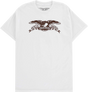 ANTI HERO BASIC EAGLE SS TSHIRT SMALL WHT/BROWN