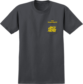 ANTI HERO TRY CONCRETE SS TSHIRT MEDIUM CHARCOAL
