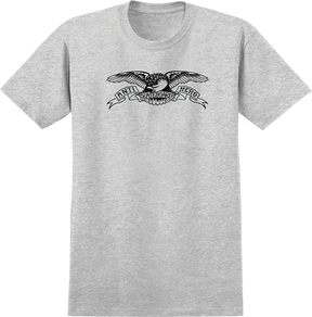 ANTI HERO BASIC EGLE SS TSHIRT SMALL ATH.HEATHER/BLK