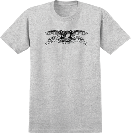 ANTI HERO BASIC EGLE SS TSHIRT SMALL ATH.HEATHER/BLK