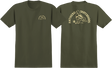 ANTI HERO CLUBHOUSE SS TSHIRT SMALL OLIVE/CREAM