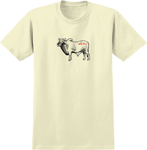 ANTI HERO COW SS TSHIRT M-HEATHER CREAM