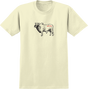 ANTI HERO COW SS TSHIRT L-HEATHER CREAM