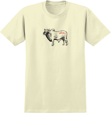 ANTI HERO COW SS TSHIRT XXL-HEATHER CREAM
