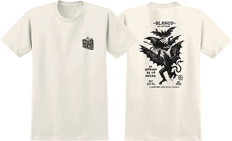 ANTI HERO CARNALES BLANCO SS TSHIRT SMALL-CREAM/BLACK