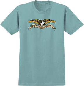 ANTI HERO EAGLE SS S-HEATHER ARCTIC/BLACK