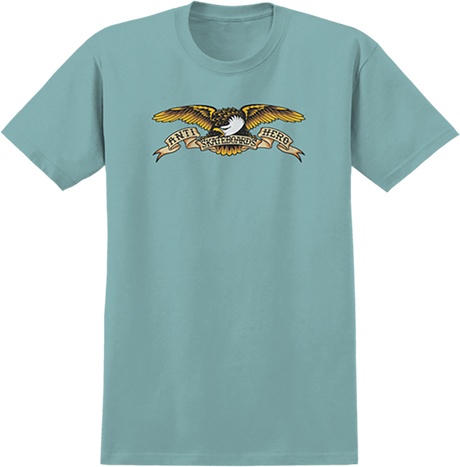 ANTI HERO EAGLE SS S-HEATHER ARCTIC/BLACK