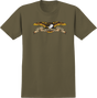 ANTI HERO EAGLE SS TSHIRT SMALL SAFARI GRN/MULTI