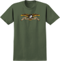 ANTI HEROEAGLE HEMP SS TSHIRT SMALL OLIVE