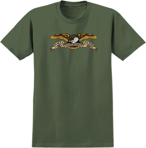 ANTI HEROEAGLE HEMP SS TSHIRT MEDIUM OLIVE