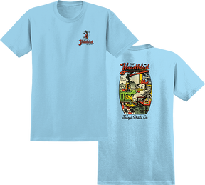 ANTI HERO JALOPI YARDBIRD SS TSHIRT M-HEATHER LIGHT BLUE