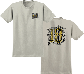 ANTI HERO MEDIEVAL SS TSHIRT XLARGE HEATHER CREAM