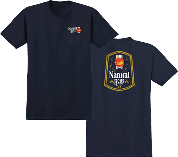 ANTI HERO NATTY REVS POCKET SS TSHIRT S-NAVY