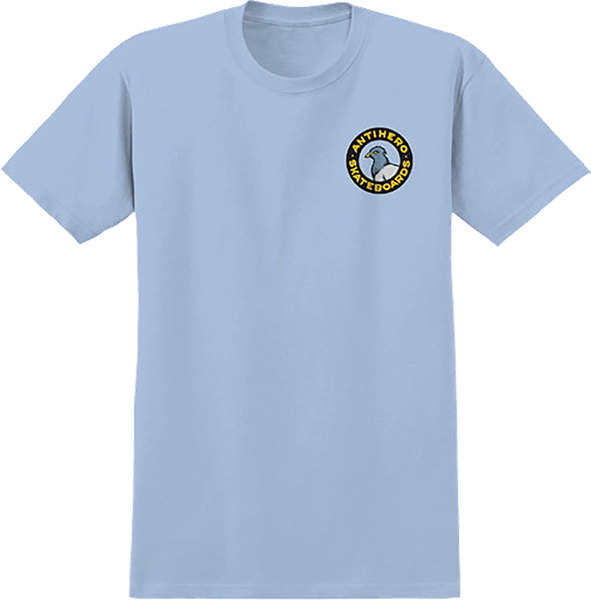 ANTI HERO PIGEON ROUND SS TSHIRT XLARGE LIGHT BLUE