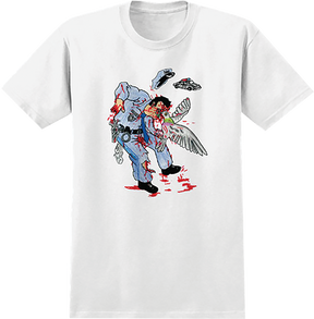 ANTI HERO PIGEON ATTACK SS TSHIRT MEDIUM WHITE