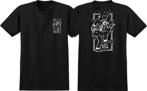 ANTI HERO RUDE BWOY SS TSHIRT SMALL BLK WHT