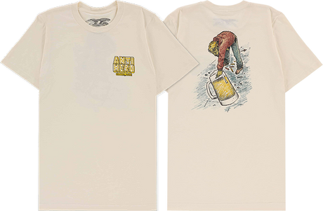 ANTI HERO STREET PERFORMERS SS TSHIRT MEDIUM BUTTERCREAM