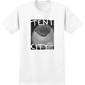 ANTI HERO TENT CITY SS TSHIRT MEDIUM WHT