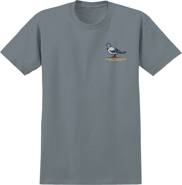 ANTI HERO TEAM PIGEON SS TSHIRT SMALL-GRANITE