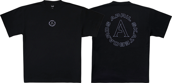 APRIL FULL CIRCLE SS TSHIRT XLARGE BLACK
