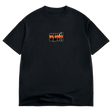 APRIL RUSTED OVER SS TSHIRT SMALL BLACK