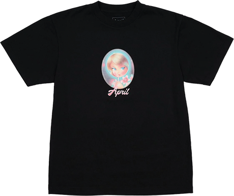 APRIL VANITY SS TSHIRT S-BLACK