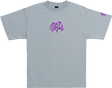 APRIL WARPED SS TSHIRT SMALL GREY