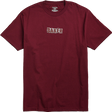 BAKER BRAND LOGO SS MEDIUM BURGUNDY