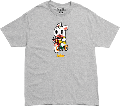 BAKER BUNNY SS TSHIRT LARGE HEATHER GREY
