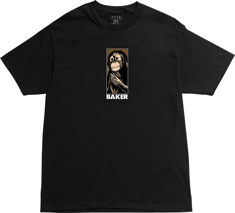 BAKER SMOKING MONKEY SS SMALL  BLACK