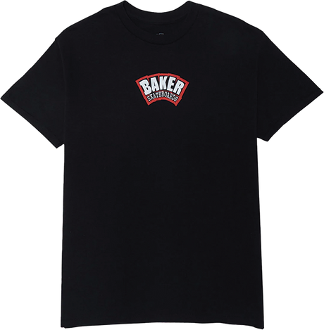 BAKER ARCH LOGO SS XLARGE BLK RED
