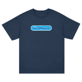 BIRDHOUSE BLUE PILL SS TSHIRT MEDIUM NAVY
