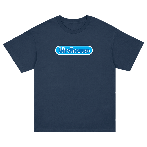BIRDHOUSE BLUE PILL SS TSHIRT LARGE NAVY