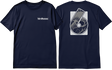 BIRDHOUSE HIDDEN SS TSHIRT XLARGE NAVY
