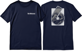 BIRDHOUSE HIDDEN SS TSHIRT XLARGE NAVY