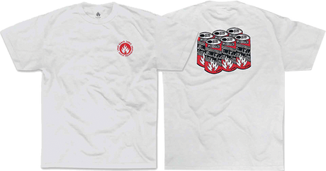 BLACK LABEL 35 YEARS 6 PACK LOGO SS TSHIRT SMALL WHITE