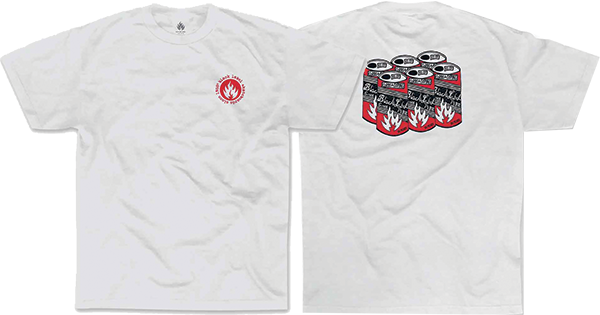 BLACK LABEL 35 YEARS 6 PACK LOGO SS TSHIRT SMALL WHITE