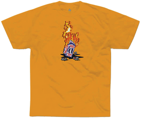 BLACK LABEL AKERLEY FIRE BREWED SS TSHIRT MEDIUM GOLD