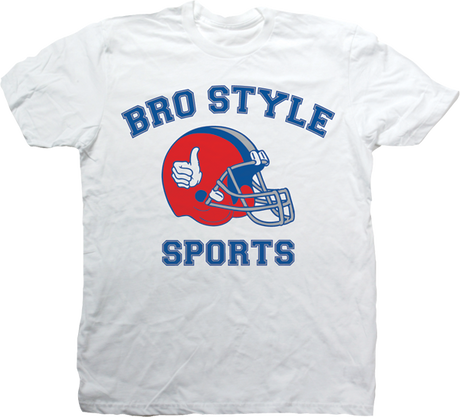 BRO STYLE SPORTS SS SMALL WHITE